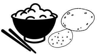 rice or potatoes eat