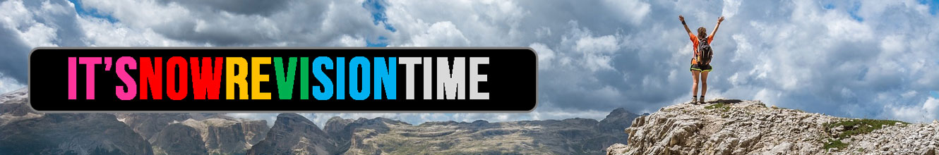 banner for revision time